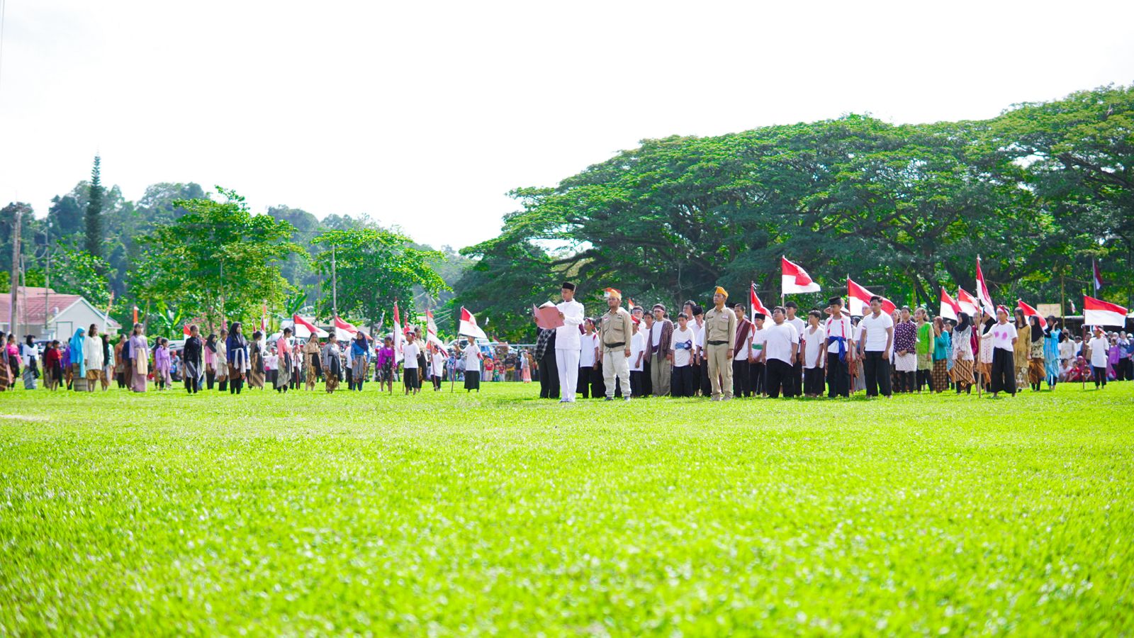 Foto: Salah satu dokumentasi Wakil Bupati Rendi Solihin di acara Peringatan Peristiwa Merah Putih Sangasanga ke-77