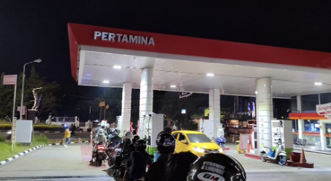 Salah satu SPBU di Kota Samarinda.