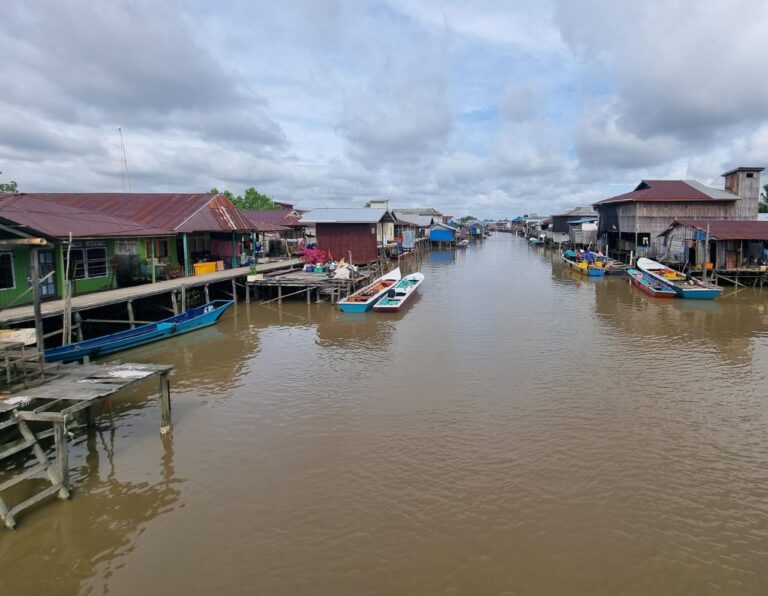 Foto: Suasana Desa Muara Pantuan. 