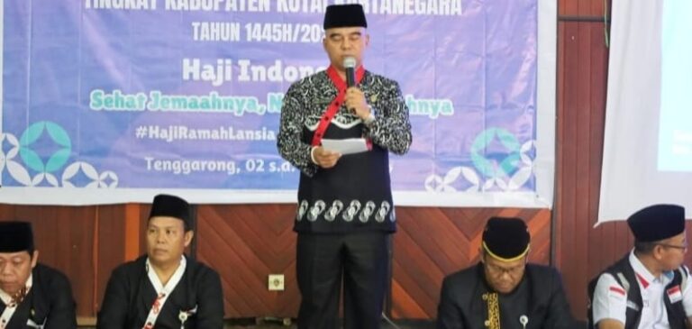 Foto : Bimbingan Manasik Haji di Kutai Kartanegara.
