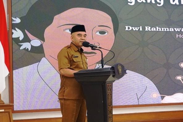 Foto : Pemkab Kukar menggelar peringatan momentum hari Kartini ke-145.