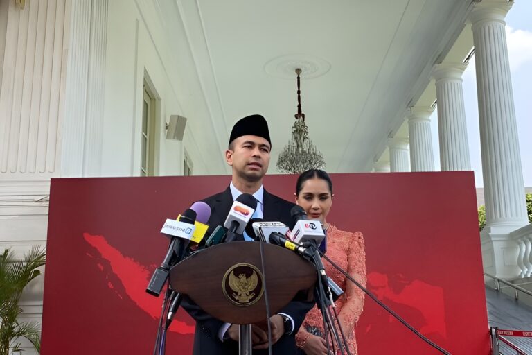 Foto: Raffi Ahmad Utusan Khusus Presiden Bidang Pembinaan Generasi Muda dan Pekerja Seni.