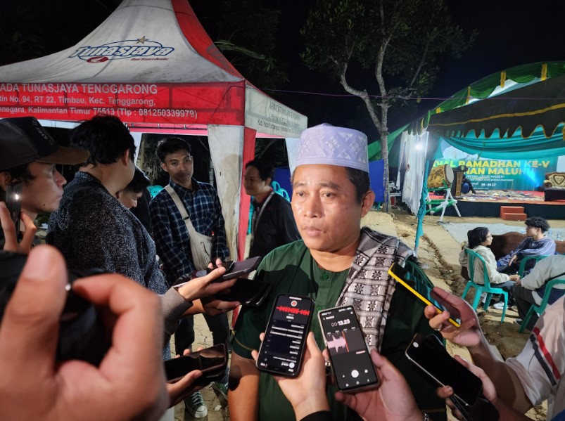 Camat Tenggarong, Sukono, usai acara Festival Ramadhan Kelurahan Maluhu. (PortalBorneo)