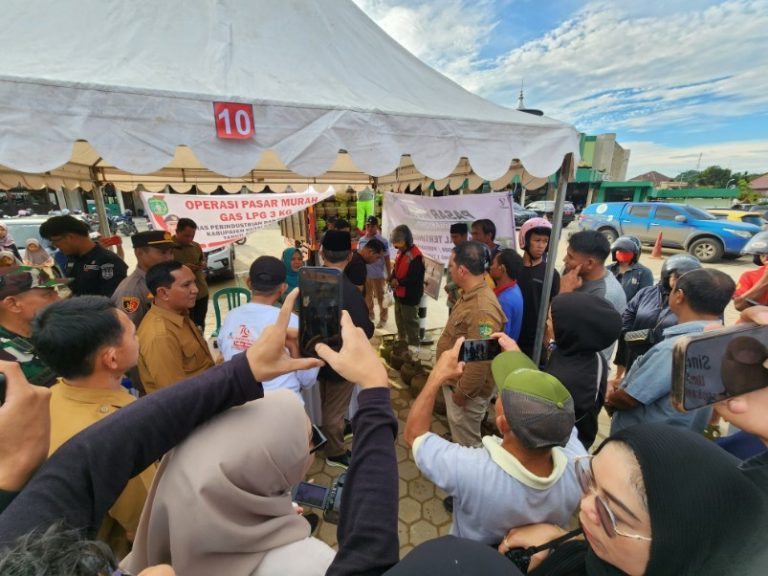 Disperindag, Kukar, Sediakan 560 Tabung LPG untuk Gerakan Pangan Murah. (Portalborneo.id)