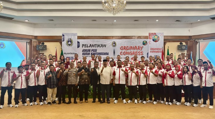 Pemkab Kukar terus menunjukkan komitmennya dalam membangun dunia olahraga, khususnya sepak bola, dengan menggelar Ordinary Congress ASKAB PSSI Kukar 2025. (Ist)