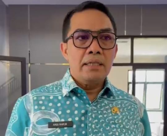 Andi Harun meresmikan Mako Detasemen TNI AU. (Ist)