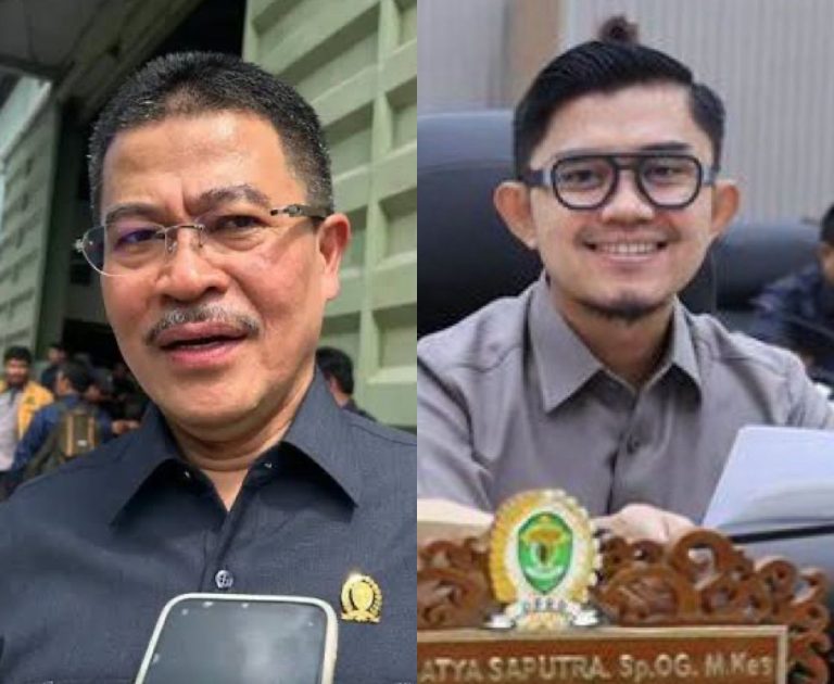 Wakil Ketua dan Sekretaris Komisi IV DPRD Kalimantan Timur, Andi Satya Adi Saputra dan M. Darlis Pattalongi